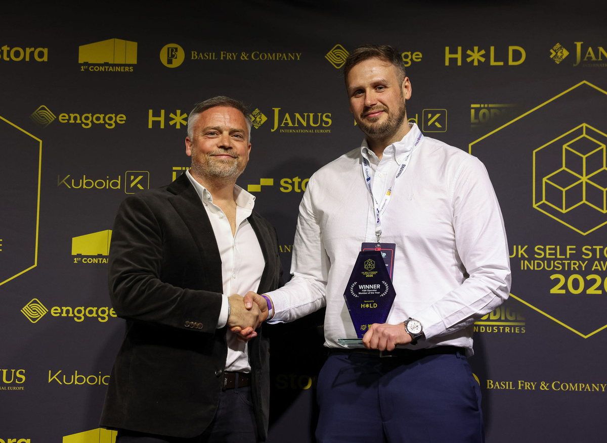 YSN Operator Member of the Year - Ryan Tempest - U Hold The Key Self Storage / Parsons Containers Ltd